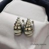 Pendientes color plata acero inoxidable de gotas