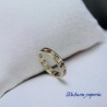 Anillo T7 color plata acero inoxidable num romanos