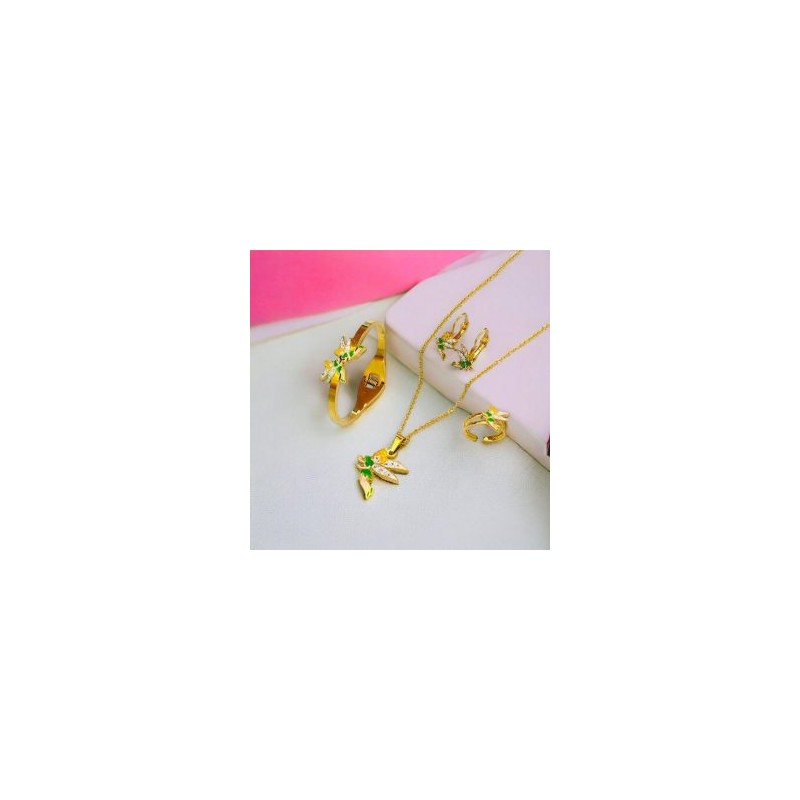 Conjunto acero inoxidable niñas Tinker bell
