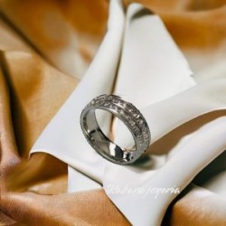Anillo T10 matrimonio acero inoxidable color plata