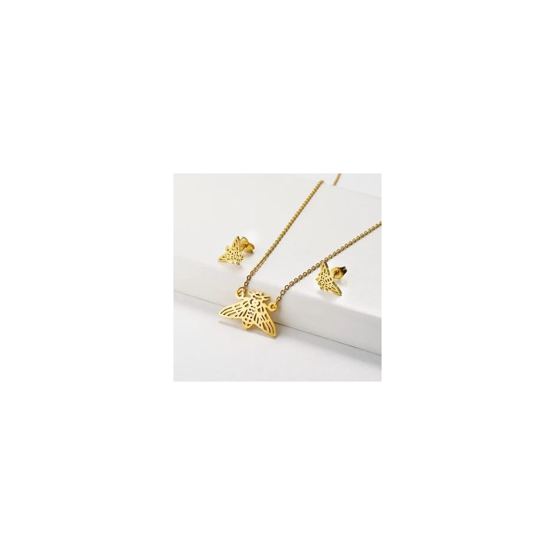 Conjunto económico acero inoxidable moda abeja