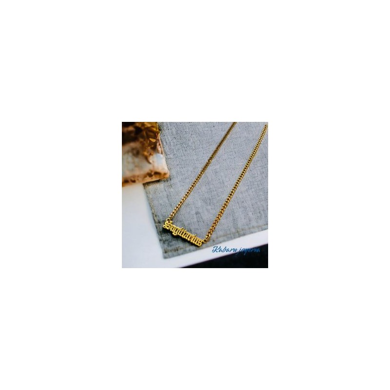 Collar acero inoxidable signo zodiacal Sagitario