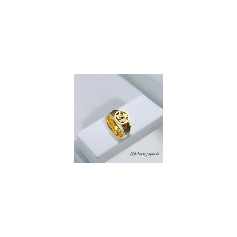 Anillo T6 acero inoxidable LV