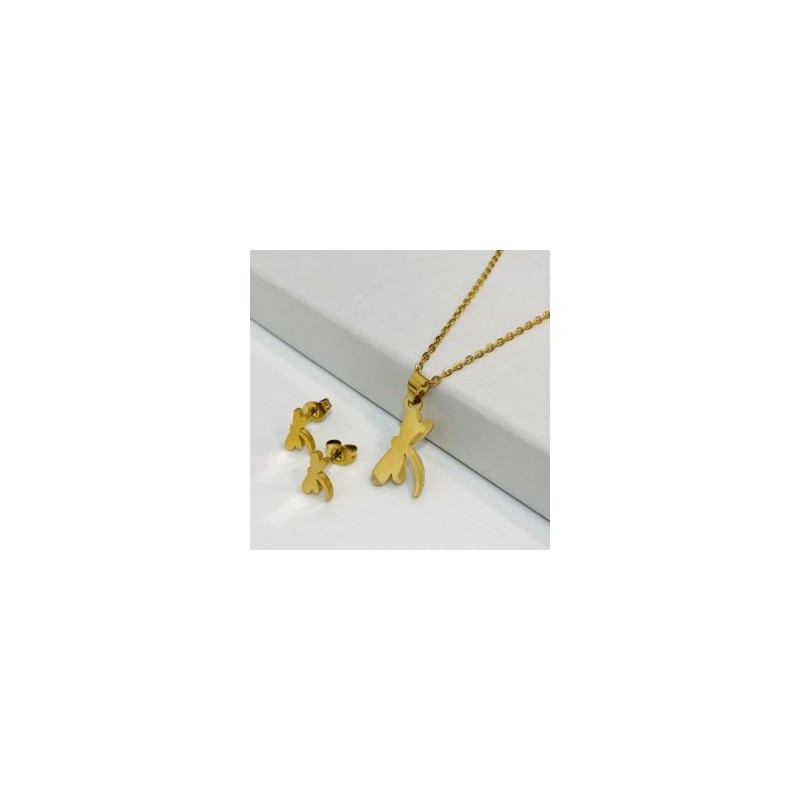 Conjunto economico acero inoxidable libelula