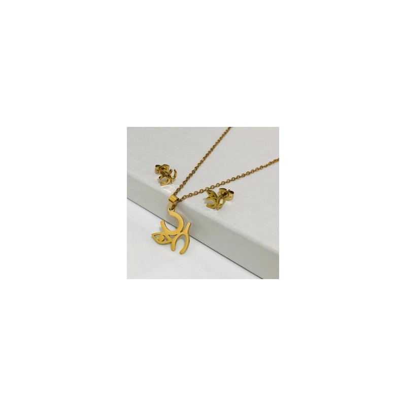 Conjunto económico acero inoxidable tres símbolos