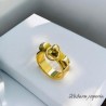 Anillo T9 acero inoxidable moda picos dije circulo